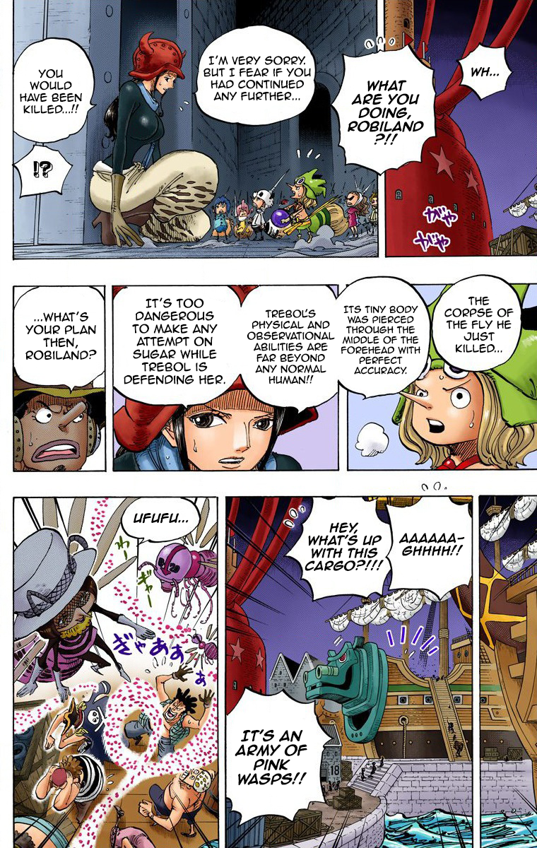 One Piece (Official Colored) Chapter 738 page 8 - 