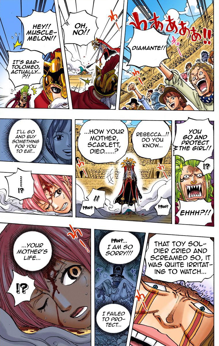 One Piece (Official Colored) Chapter 739 page 16 - 