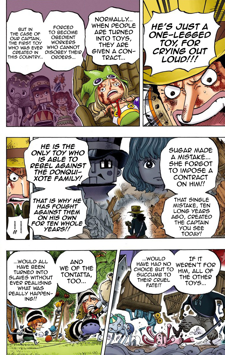 One Piece (Official Colored) Chapter 739 page 19 - 