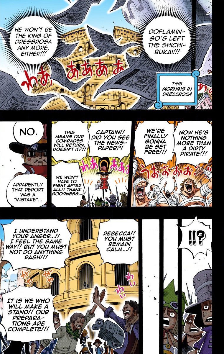 One Piece (Official Colored) Chapter 739 page 10 - 
