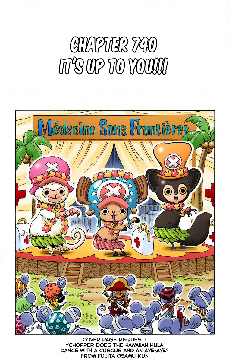 One Piece (Official Colored) Chapter 740 page 2 - 