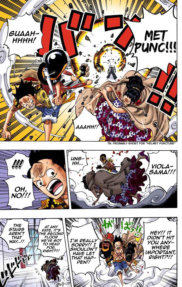 One Piece (Official Colored) Chapter 740 page 12 - 