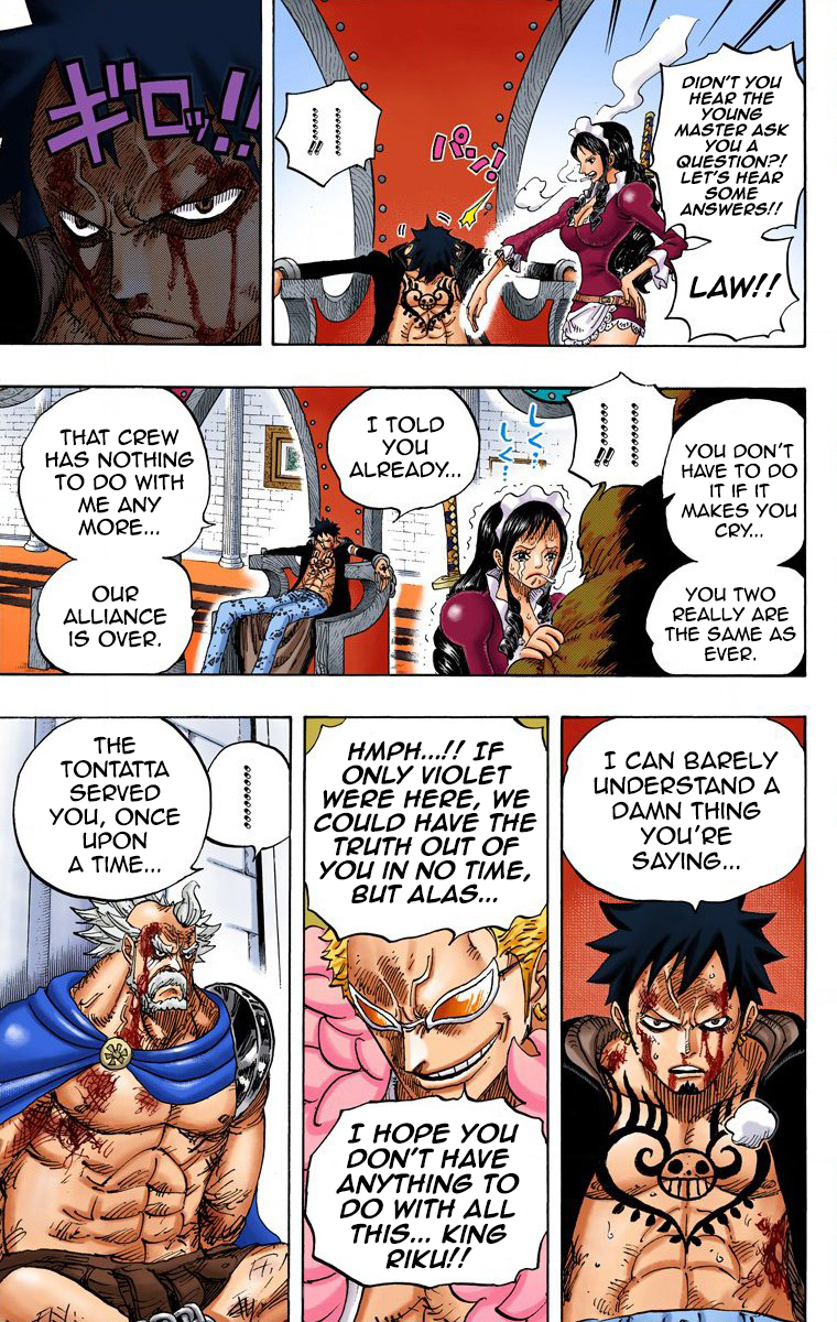 One Piece (Official Colored) Chapter 740 page 16 - 