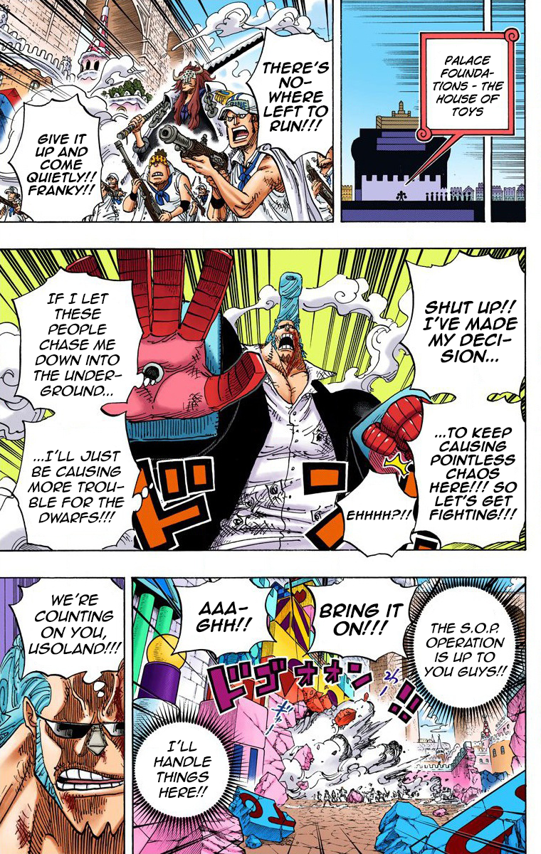 One Piece (Official Colored) Chapter 740 page 18 - 