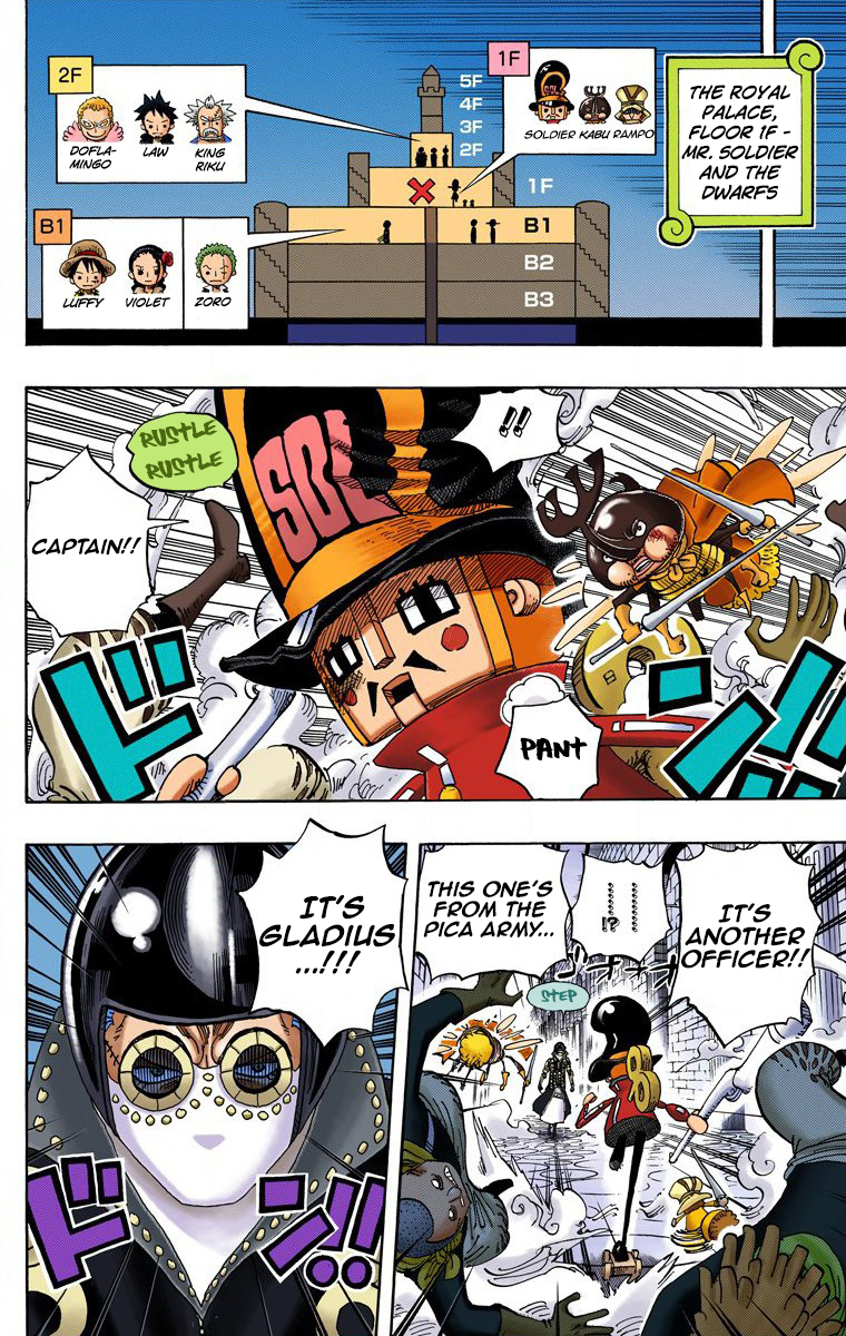 One Piece (Official Colored) Chapter 740 page 5 - 