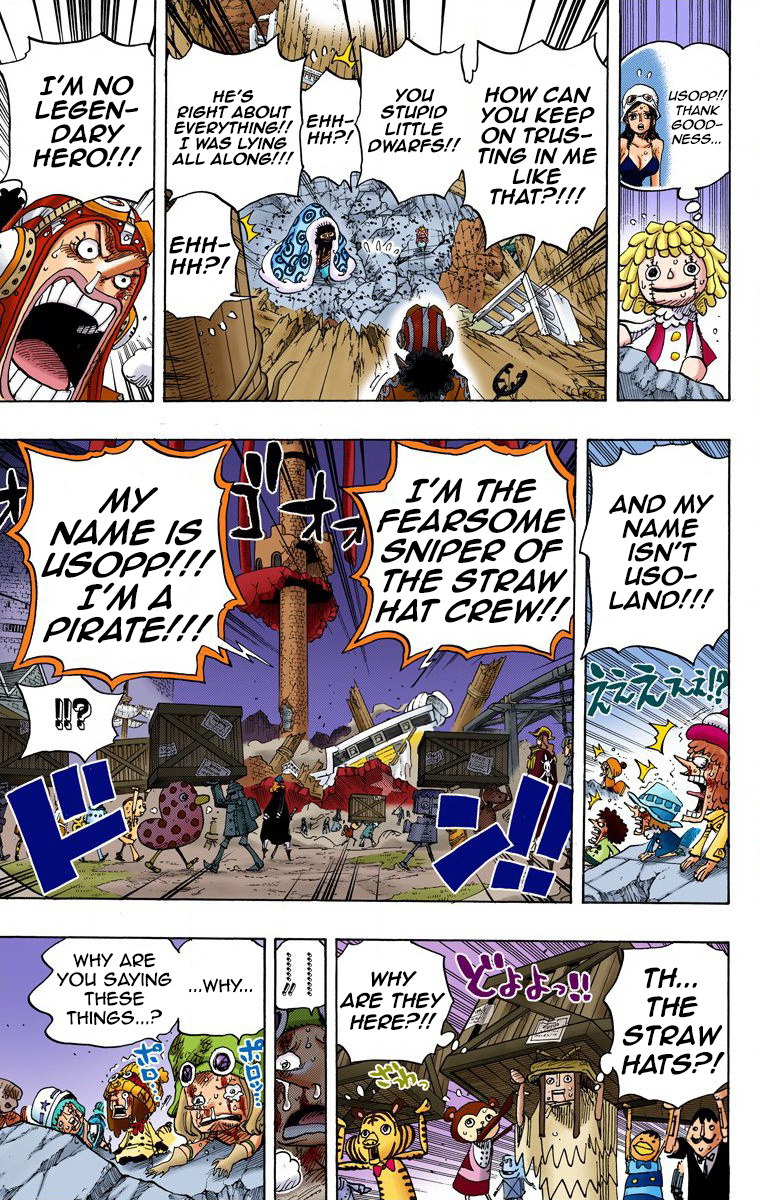 One Piece (Official Colored) Chapter 741 page 12 - 