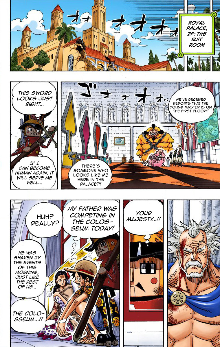 One Piece (Official Colored) Chapter 741 page 15 - 