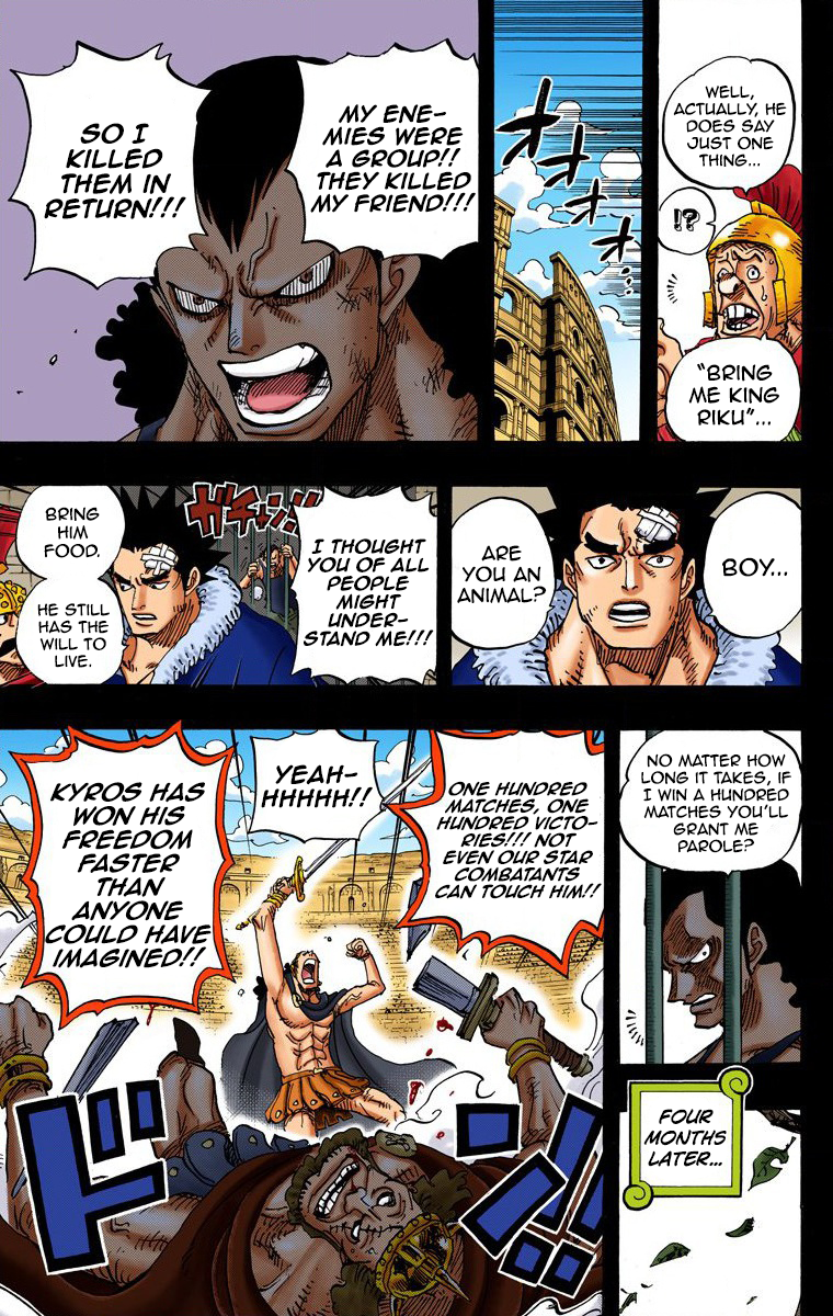 One Piece (Official Colored) Chapter 741 page 18 - 