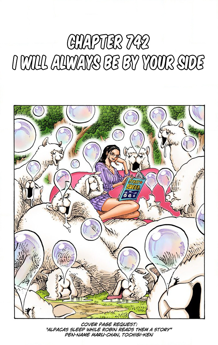 One Piece (Official Colored) Chapter 742 page 2 - 