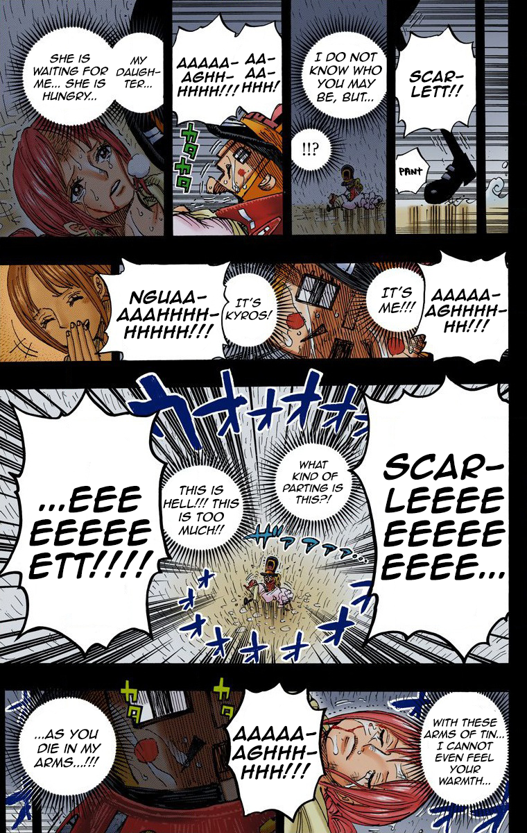 One Piece (Official Colored) Chapter 742 page 14 - 