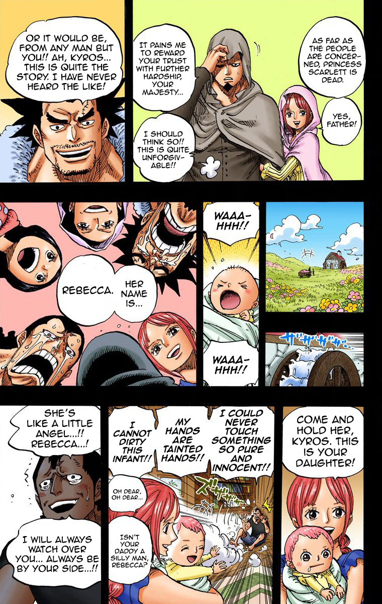 One Piece (Official Colored) Chapter 742 page 8 - 