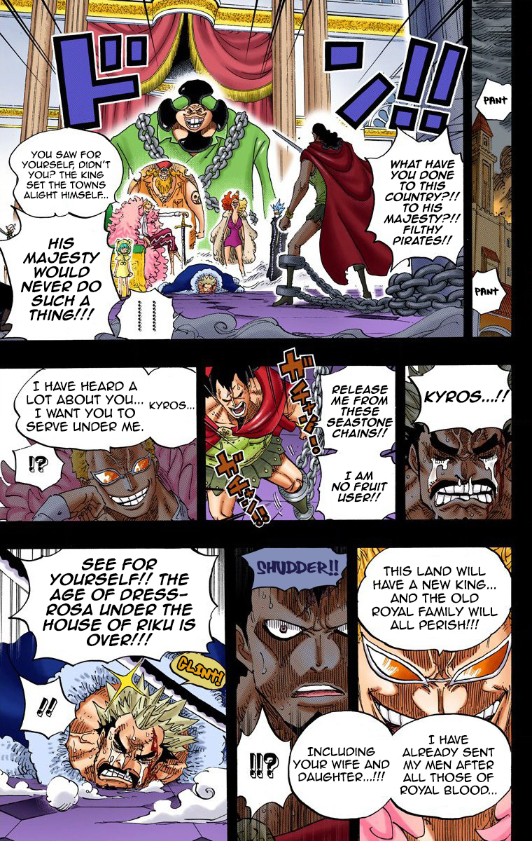 One Piece (Official Colored) Chapter 742 page 10 - 