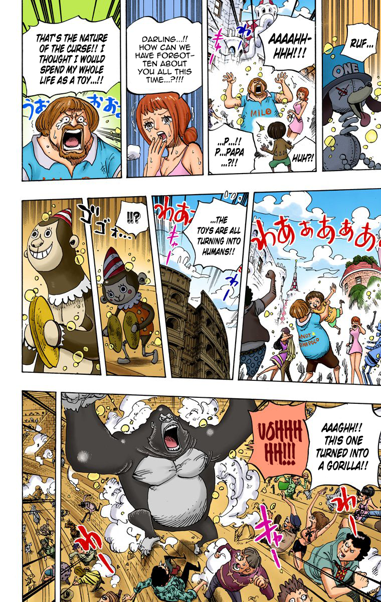 One Piece (Official Colored) Chapter 743 page 12 - 
