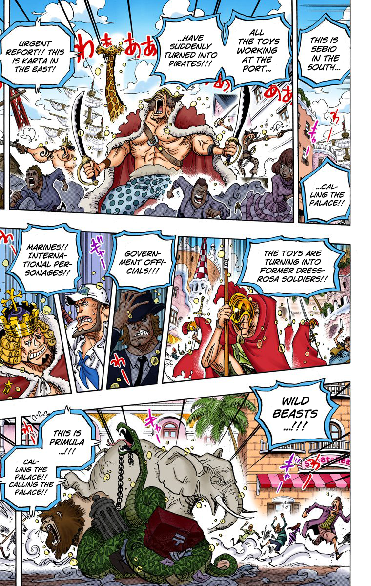 One Piece (Official Colored) Chapter 743 page 13 - 