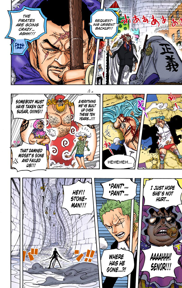One Piece (Official Colored) Chapter 743 page 14 - 