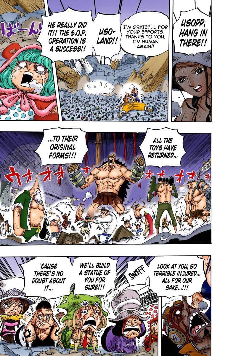 One Piece (Official Colored) Chapter 743 page 15 - 