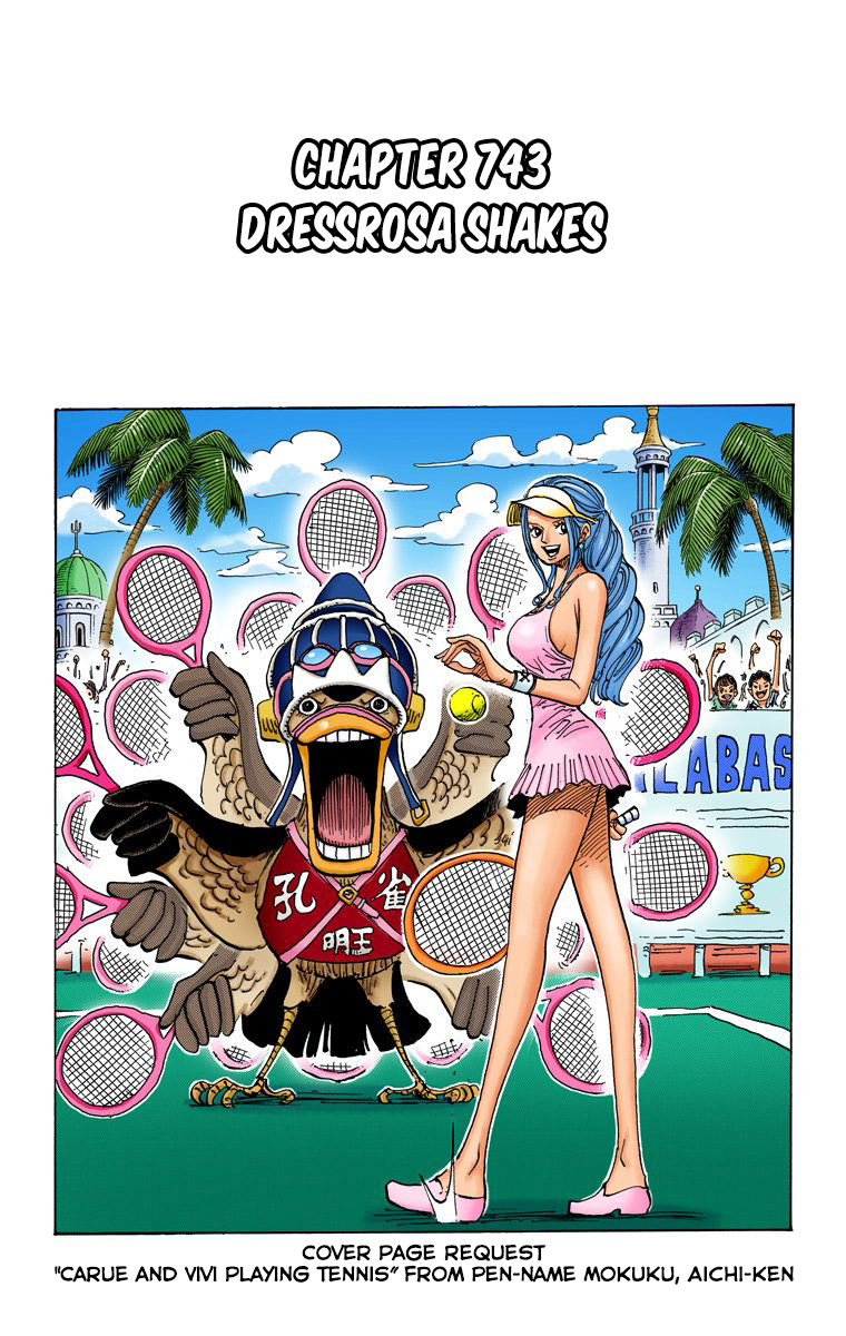 One Piece (Official Colored) Chapter 743 page 7 - 