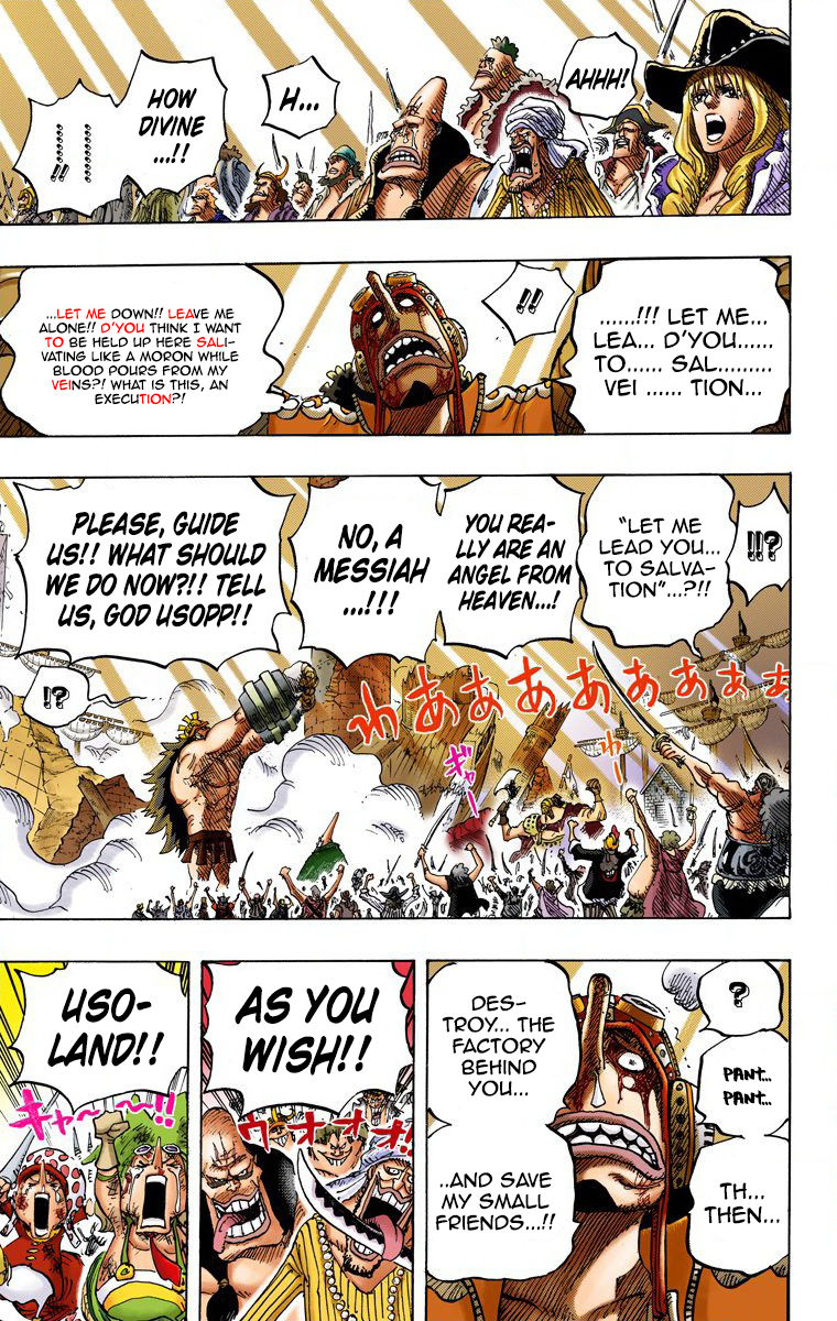 One Piece (Official Colored) Chapter 744 page 11 - 