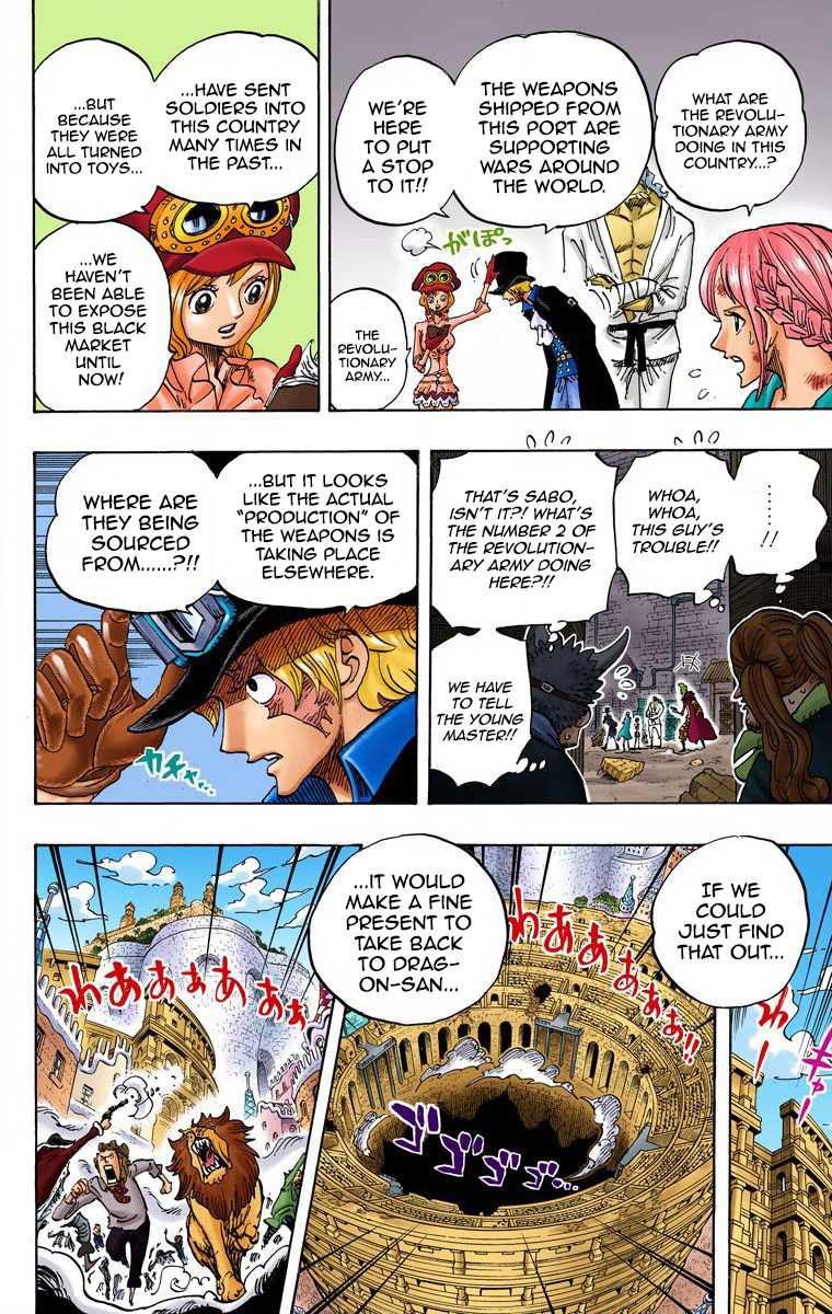 One Piece (Official Colored) Chapter 744 page 14 - 