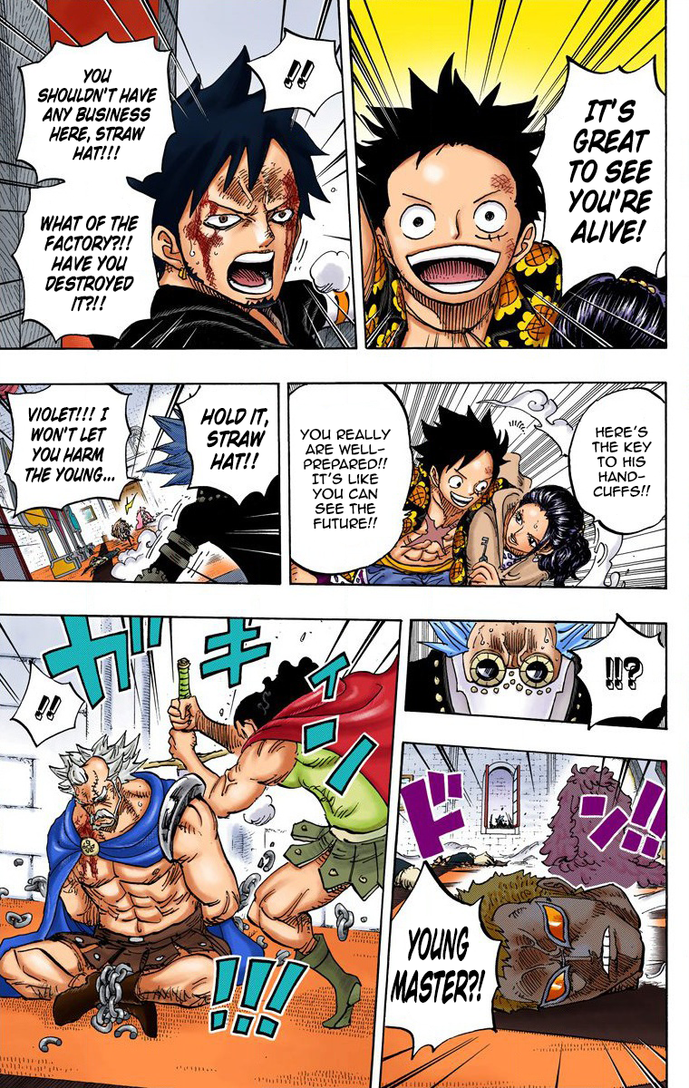 One Piece (Official Colored) Chapter 744 page 17 - 