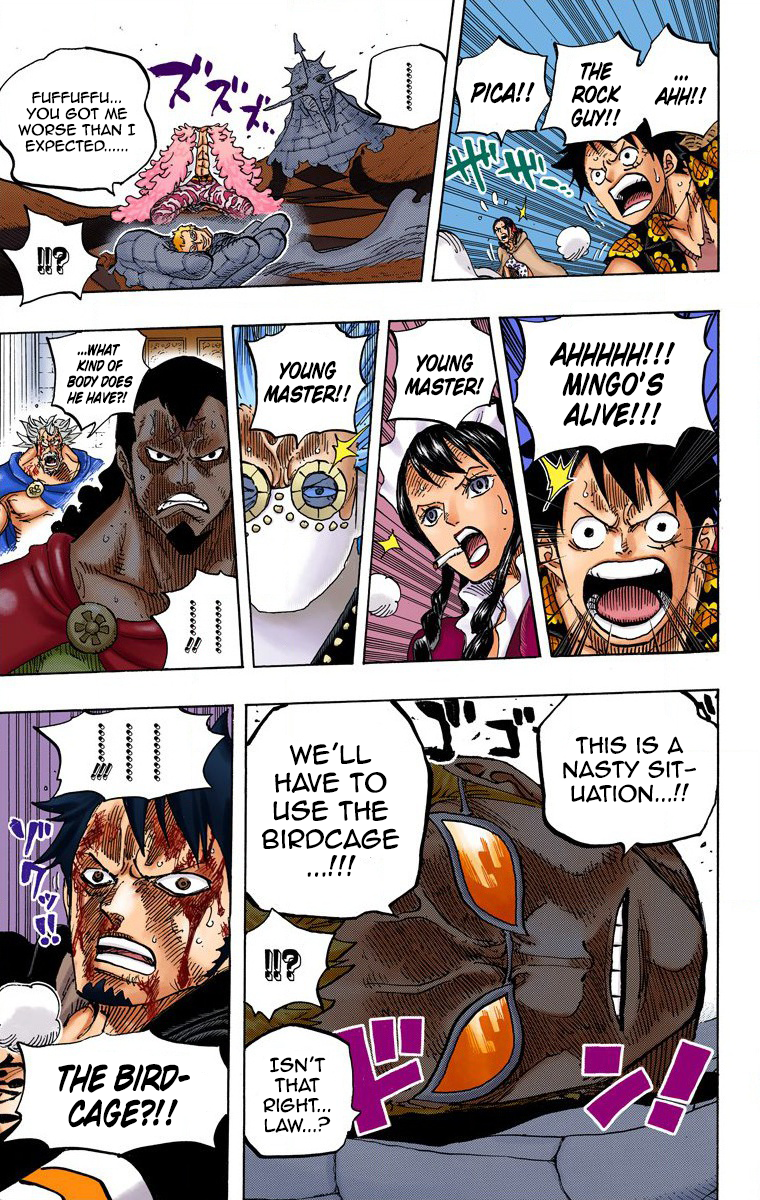 One Piece (Official Colored) Chapter 744 page 19 - 