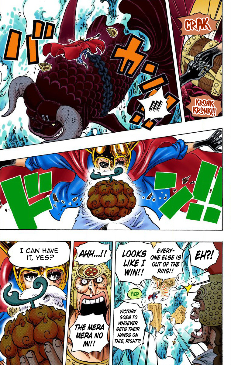 One Piece (Official Colored) Chapter 744 page 4 - 