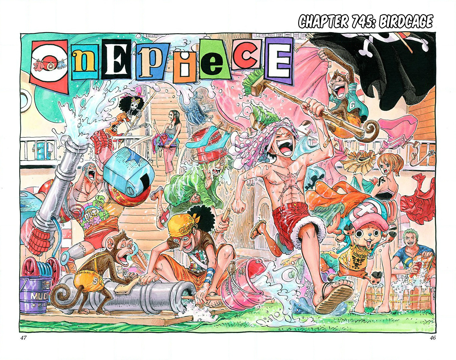 One Piece (Official Colored) Chapter 745 page 2 - 