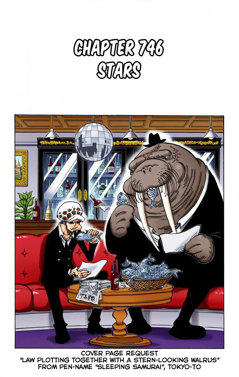 One Piece (Official Colored) Chapter 746 page 2 - 