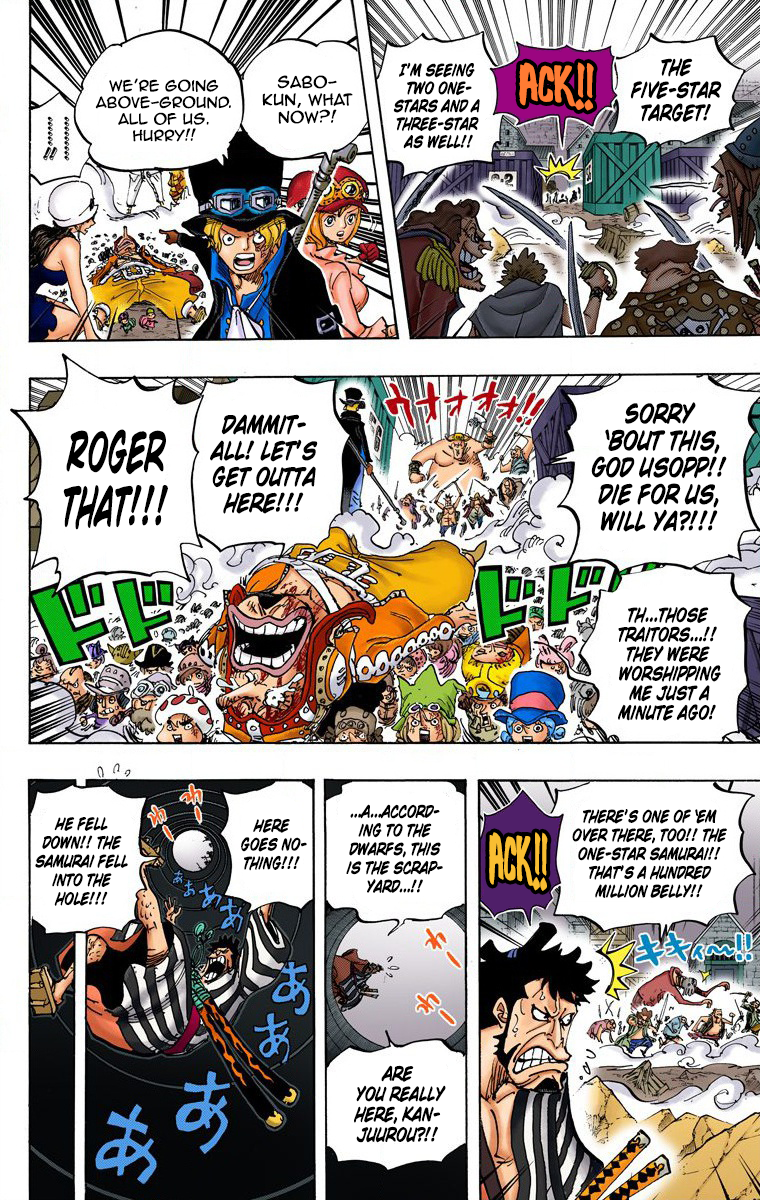 One Piece (Official Colored) Chapter 746 page 12 - 