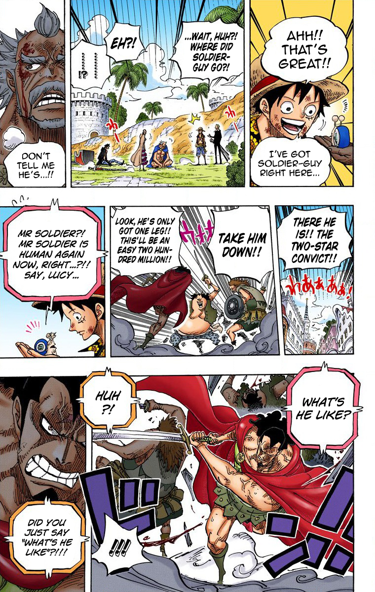 One Piece (Official Colored) Chapter 746 page 15 - 