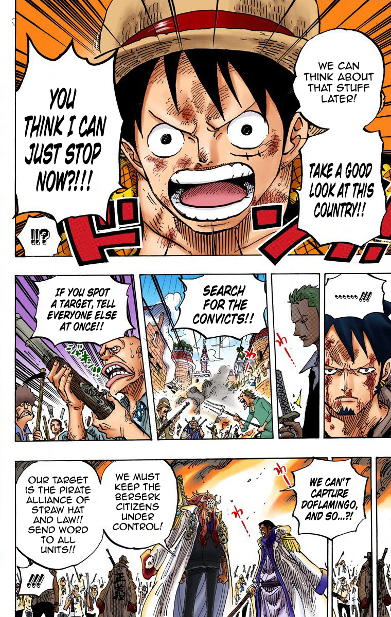 One Piece (Official Colored) Chapter 746 page 18 - 