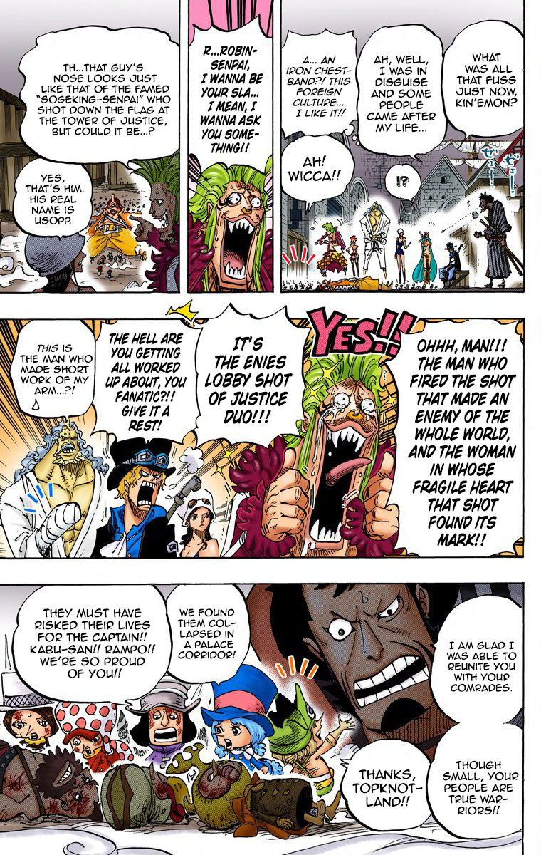 One Piece (Official Colored) Chapter 746 page 6 - 