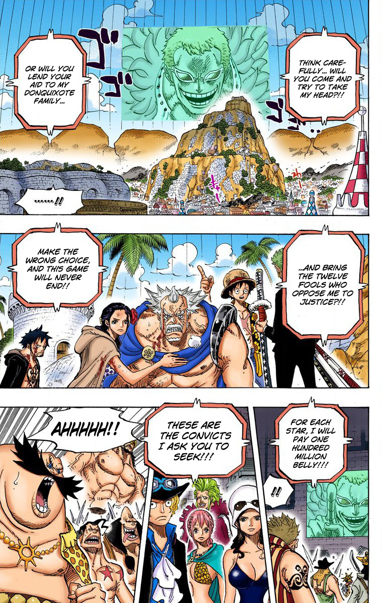 One Piece (Official Colored) Chapter 746 page 8 - 