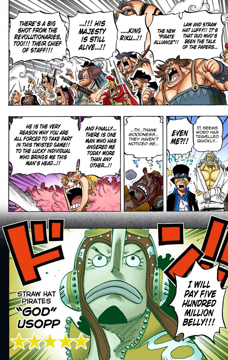 One Piece (Official Colored) Chapter 746 page 10 - 