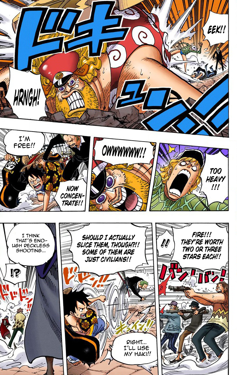 One Piece (Official Colored) Chapter 747 page 15 - 