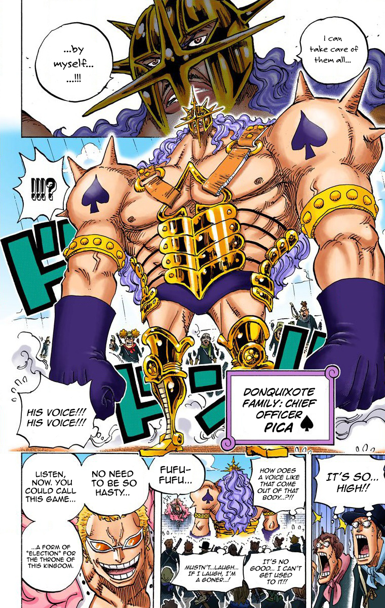 One Piece (Official Colored) Chapter 747 page 8 - 