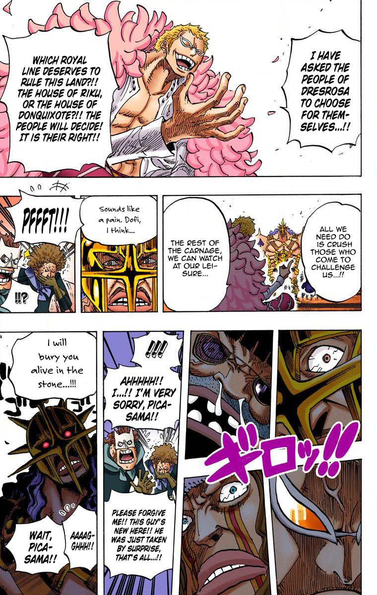 One Piece (Official Colored) Chapter 747 page 9 - 