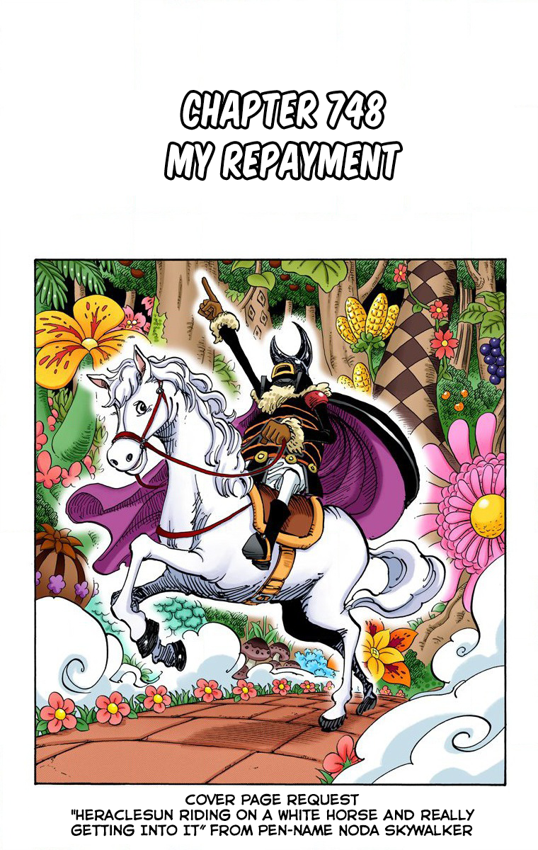 One Piece (Official Colored) Chapter 748 page 2 - 
