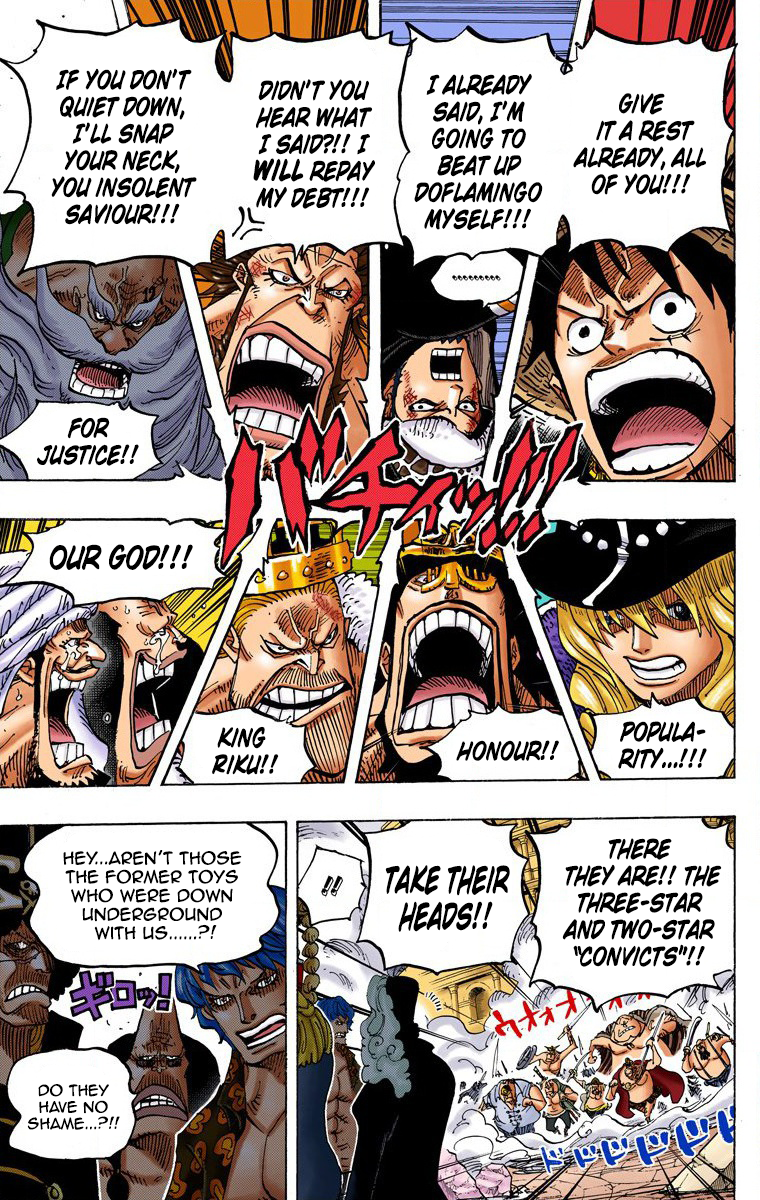 One Piece (Official Colored) Chapter 748 page 11 - 