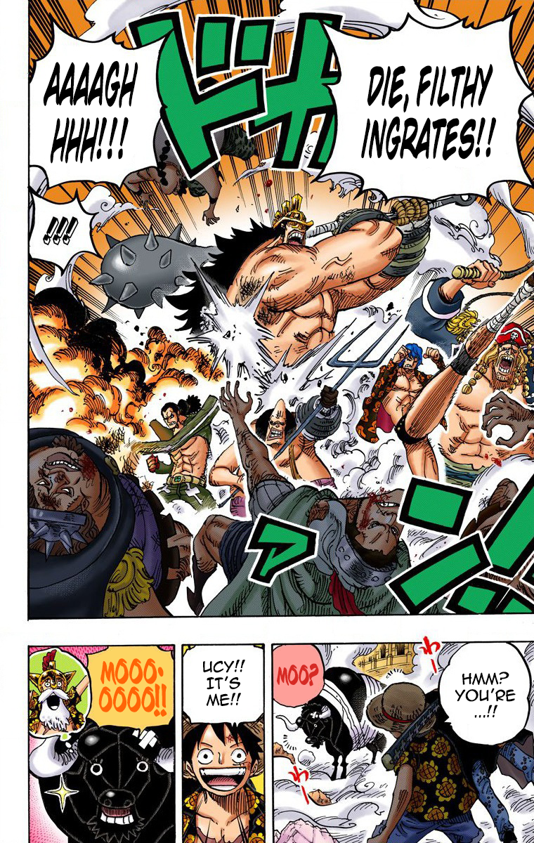 One Piece (Official Colored) Chapter 748 page 12 - 