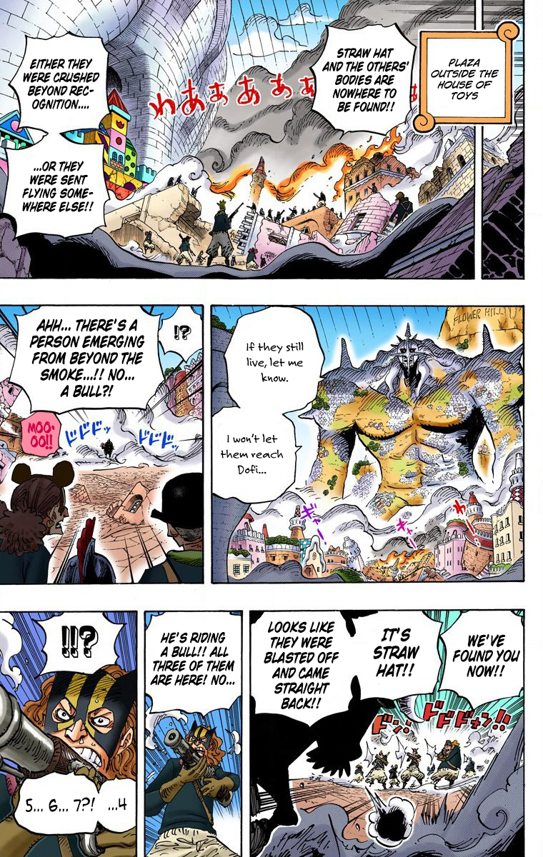 One Piece (Official Colored) Chapter 748 page 13 - 