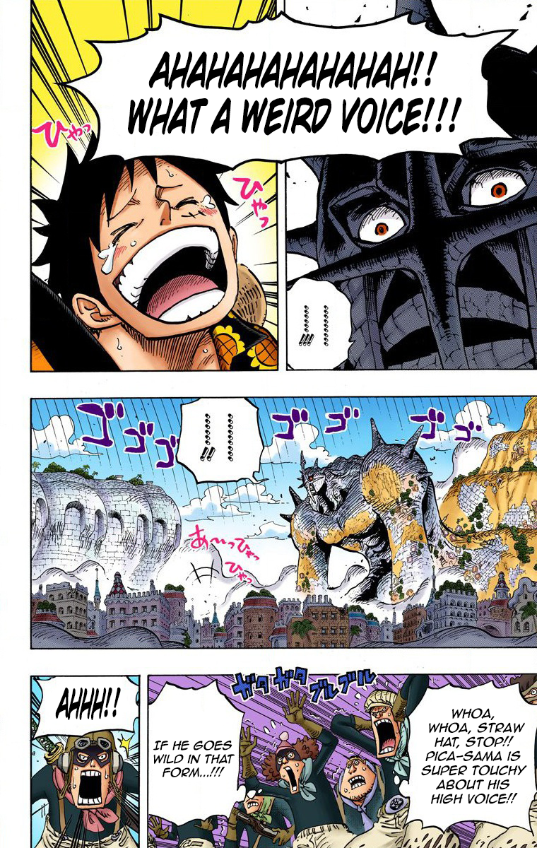 One Piece (Official Colored) Chapter 748 page 3 - 