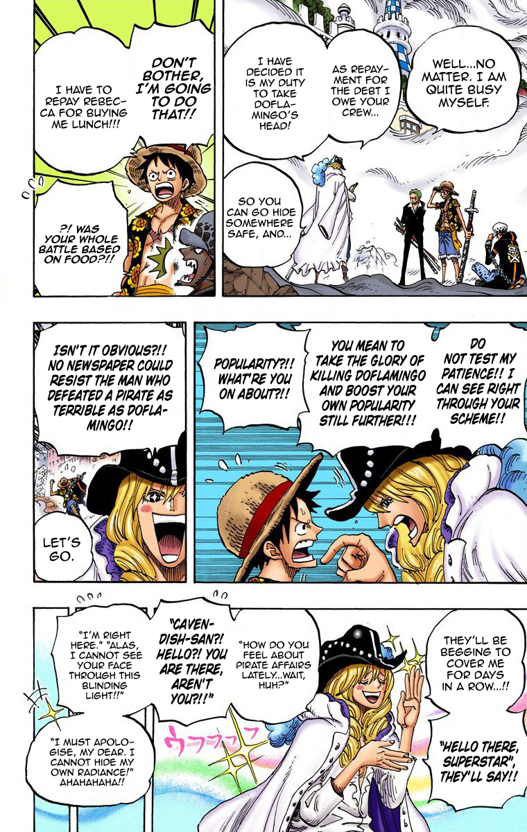 One Piece (Official Colored) Chapter 748 page 8 - 
