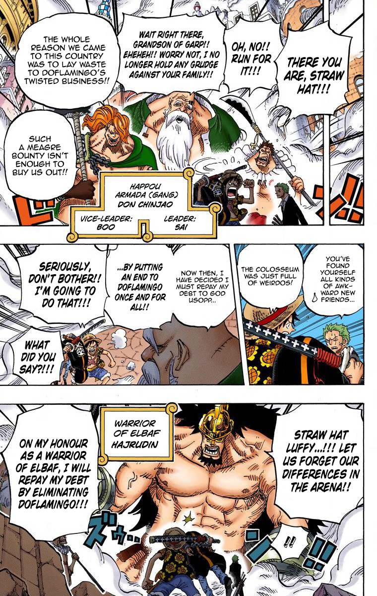 One Piece (Official Colored) Chapter 748 page 9 - 