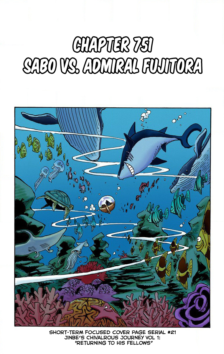One Piece (Official Colored) Chapter 751 page 2 - 