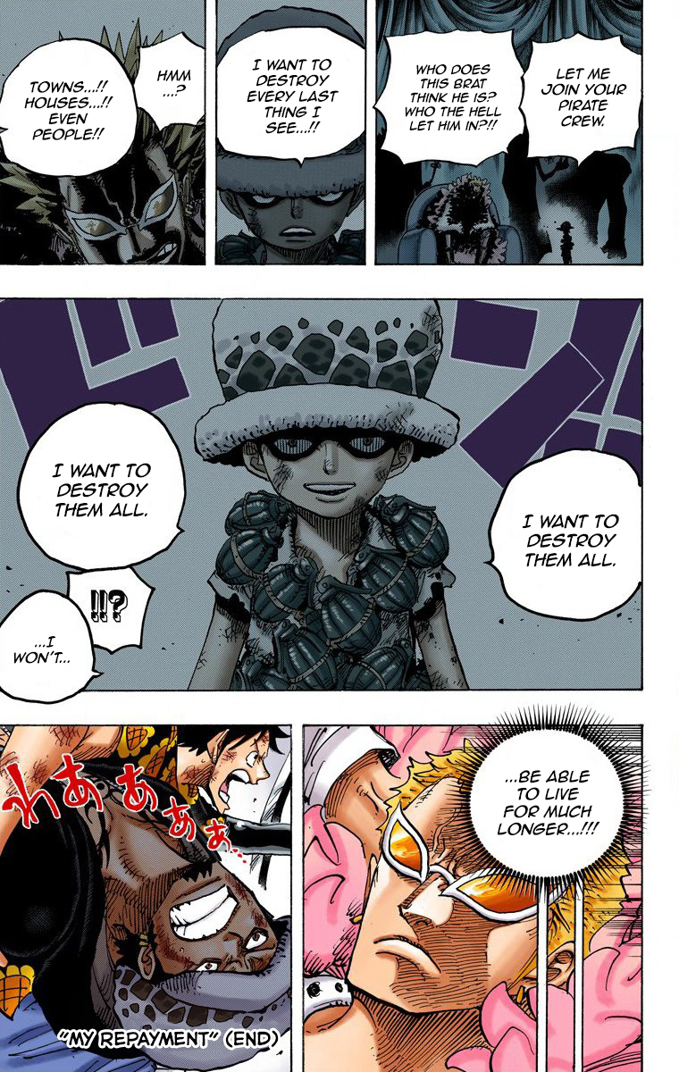 One Piece (Official Colored) Chapter 752 page 17 - 