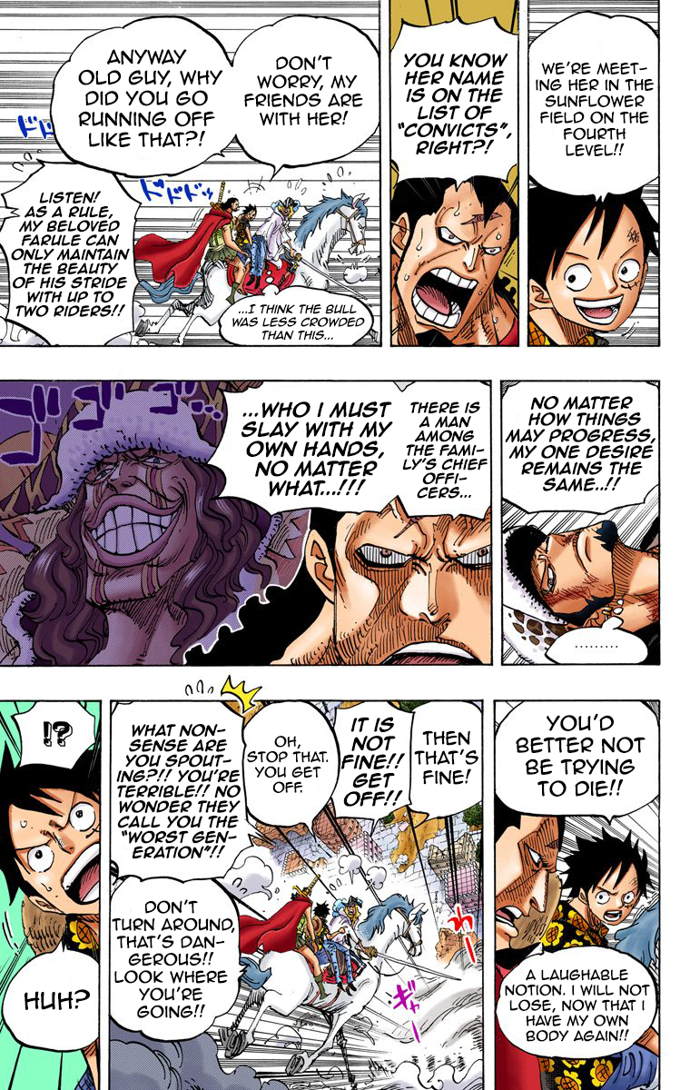 One Piece (Official Colored) Chapter 753 page 18 - 