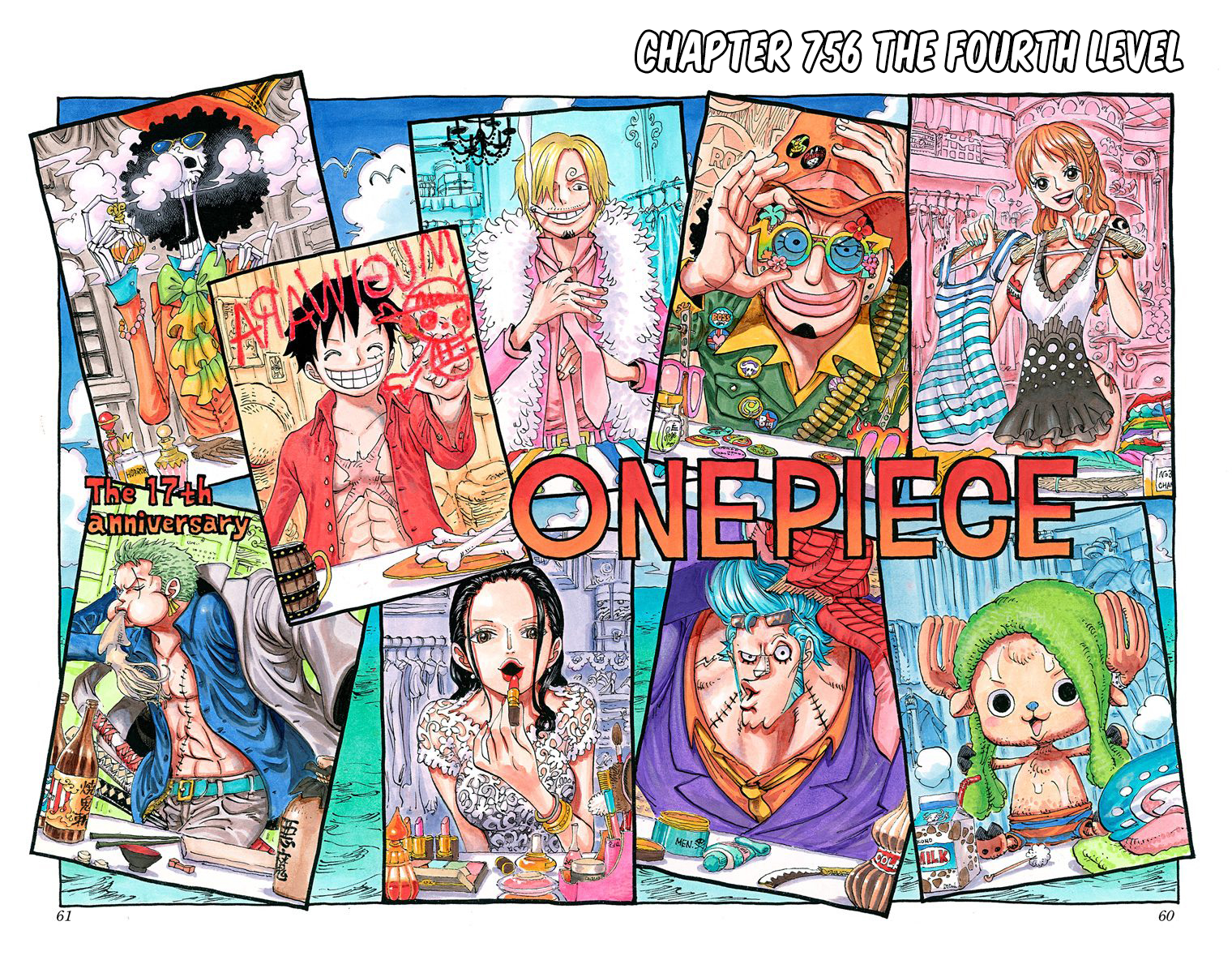 One Piece (Official Colored) Chapter 756 page 2 - 