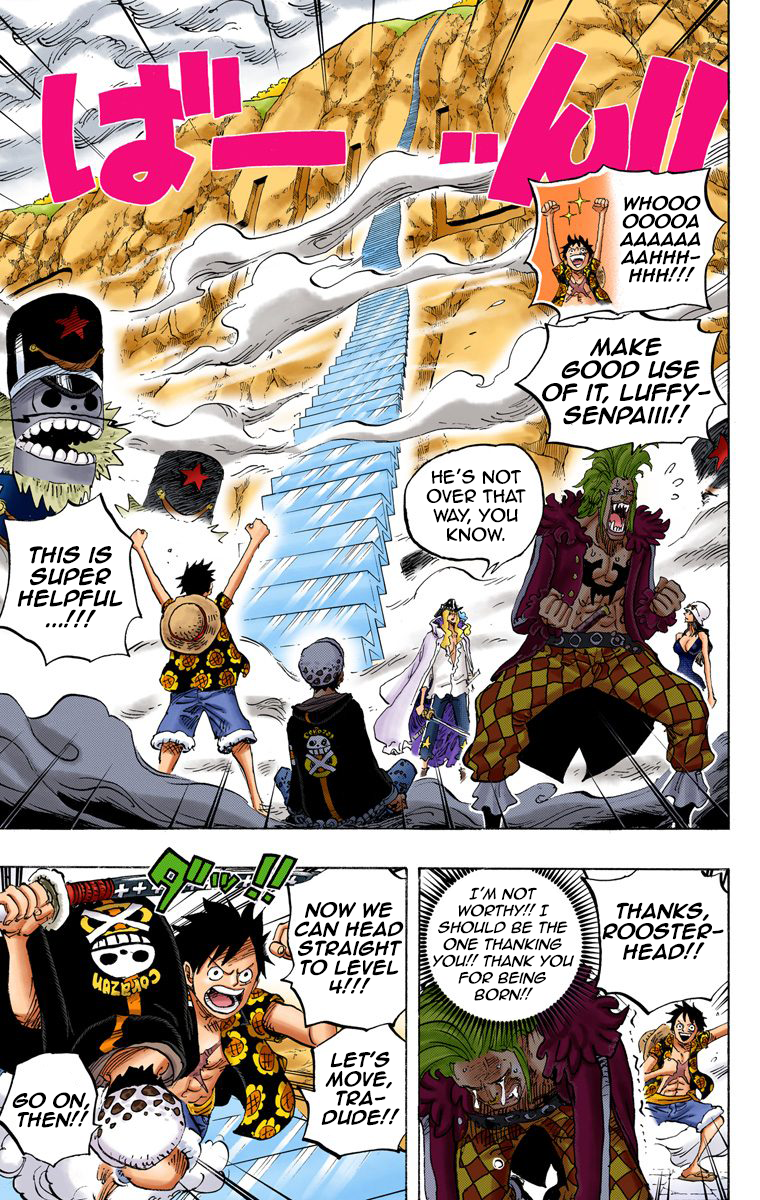 One Piece (Official Colored) Chapter 757 page 4 - 