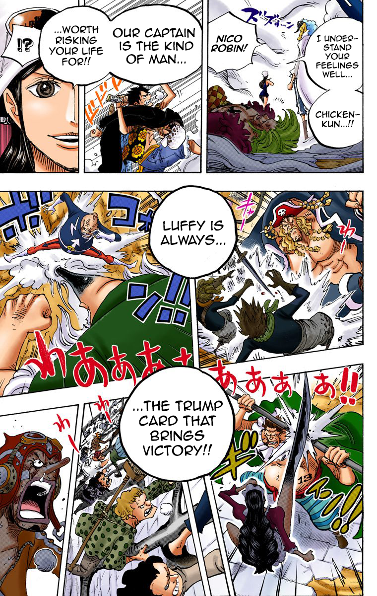 One Piece (Official Colored) Chapter 757 page 8 - 